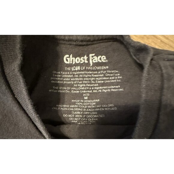 Ghost Face Men Medium T shirt Scream Scary Halloween Grunge Emo Goth Skater Punk - Picture 5 of 5